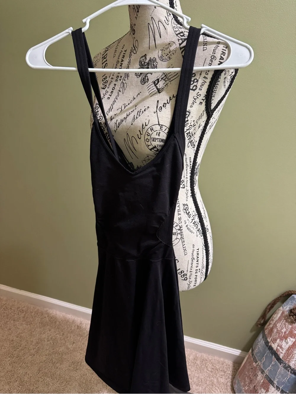 Free People Black Sleeveless Mini Dress